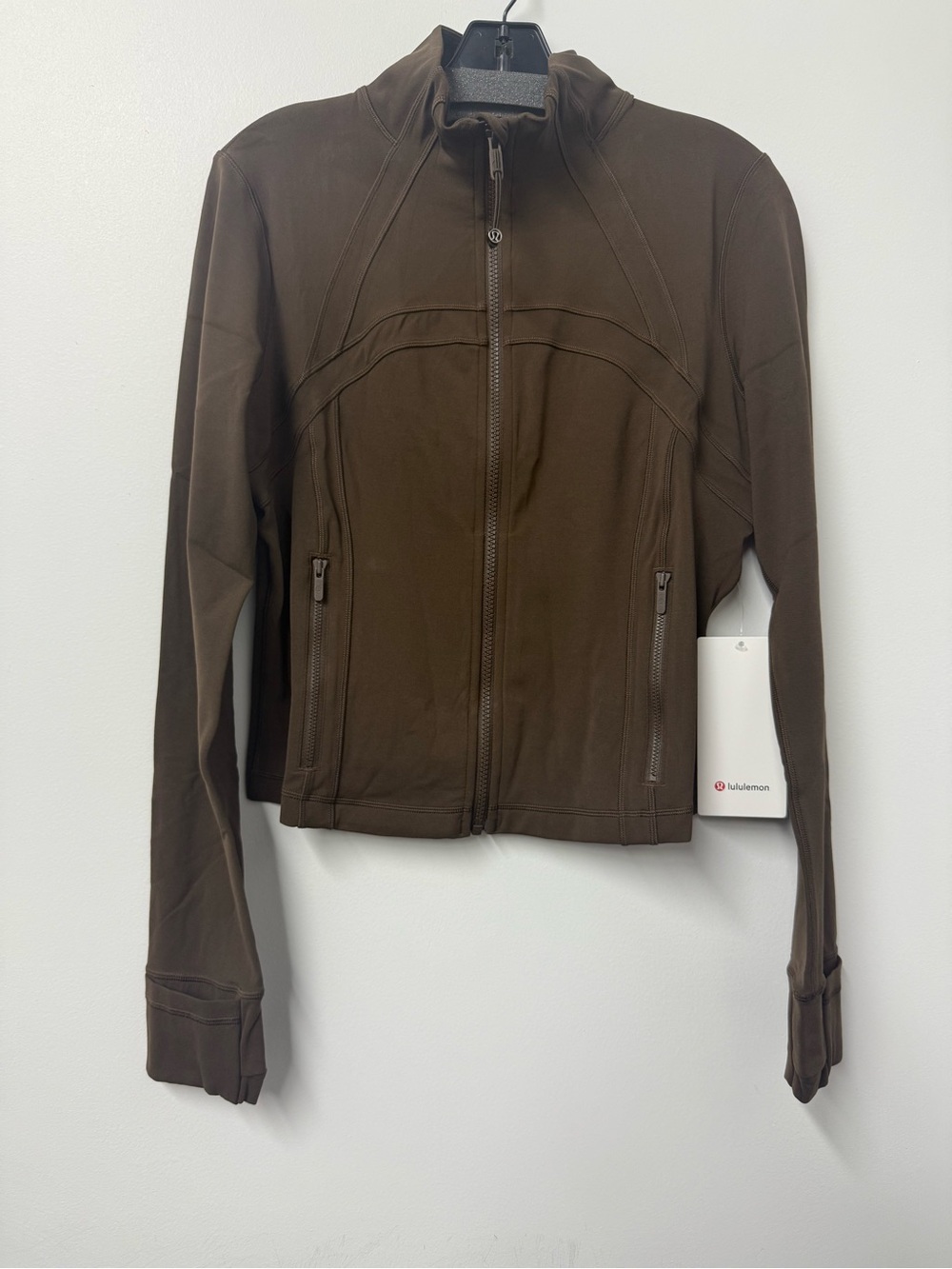 LuluLemon Define Cropped Jacket Nulu in Walnut Crunch